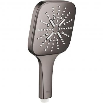 Teleducha Rainshower SmartActive 130 Cube con 3 chorros y limitador de caudal 9,5 l/min en grafito duro