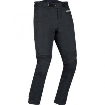 Bering Pantalones de Moto Zephyr Negros - Pantalones textiles impermeables para motocicletas, color negro, talla L