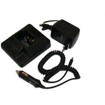 vhbw Cargador Compatible con Yaesu FT60R, VX-110, VX-120, VX-127 baterías de Radio Walkie Talkie
