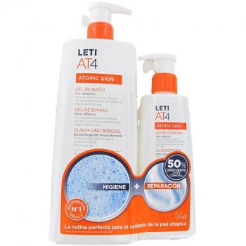 Pack Leti AT-4 Gel de Baño y Leche Corporal