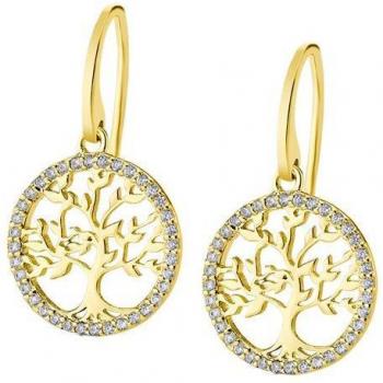 Pendientes Lotus Silver LP1746-4/2 Árbol de la Vida Plata con Circonitas para Mujer