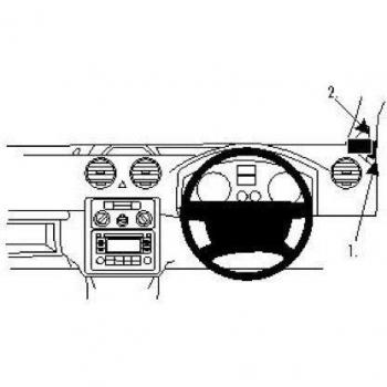Brodit ProClip - Kit de coche para Caddy 04-14