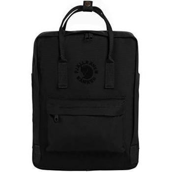 Fjällräven Unisex Adult Re-kånken Backpack, Black, 27x38x13 cm