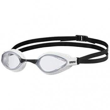 Arena Air-Speed Clear Swimming Goggles - Unisex, Anti-Fog, UV Protection, Adjustable Nose Bridge
