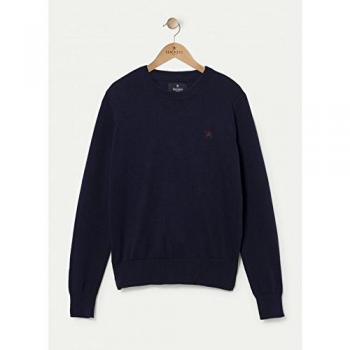 HACKETT - COTTON CRW AZUL - CUELLO REDONDO NIÑO