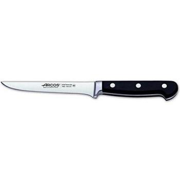 Arcos Serie Clasica, Cuchillo Deshuesador, Hoja de Acero Inoxidable Forjado Nitrum 140 mm, Mango de Polioximetileno, POM Color Negro