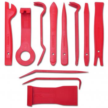 LUPO Kit de Herramientas de Palanca para desmontaje de Puerta de Autos - Herramientas universales para Instalación de Consola Central, Panel Radio & Estéreo - Paquete de 11 Herramientas