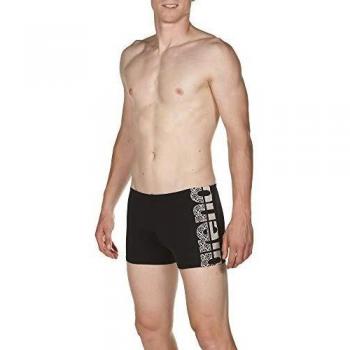 ARENA Bañador Equilibrium para Hombre, Hombre, Bañador para Hombre, 001727, Negro/Blanco, 48