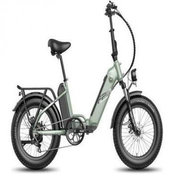 Bicicleta Eléctrica Fafrees FF20 Polar 500W con Autonomía de 110km y Frenos de Disco Verde