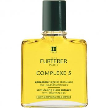 René Furterer Complexe 5 Stimulating Concentrate 50 ml - Regenerating plant extract with essential oils, tones the scalp, strengthens hair