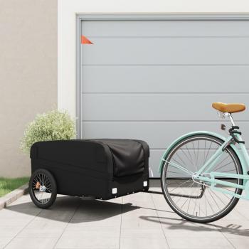 Remolque para Bicicleta de Carga vidaXL - Carrito para Bici Hierro 45 kg Color Negro, Amarillo, Azul y más