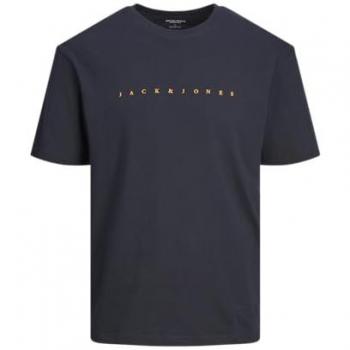 Camiseta Niño Jack & Jones Modelo 'ESTAR' con Estampado de Logo Color Azul Marino Talla 152 Ajuste Relajado