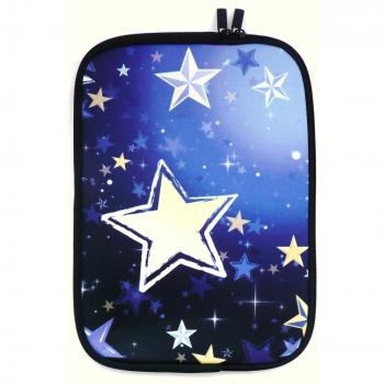 Emartbuy® Estrellas Agua Resistente Del Neopreno Carcasa Zip Soft / Cubierta Adecuada Para Asus X502CA