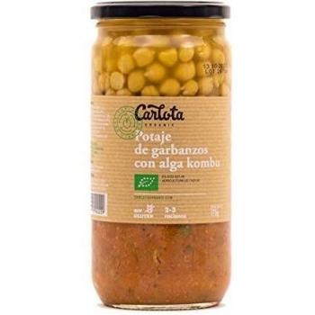 POTAJE DE GARBANZOS con alga kombu 720g. ECO SG