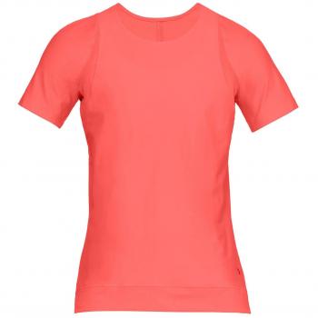 Under Armour UA Desaparecer SS Camisa Manga Corta, Mujer, After Burn/Tonal