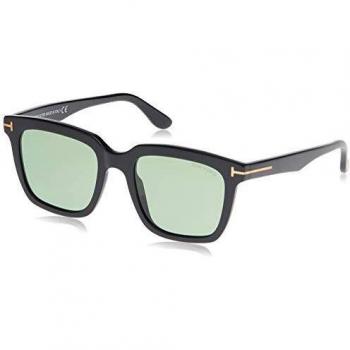 Tom Ford Bold Square Black Sunglasses for Men, Size: 53 MM