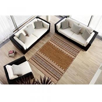 Autentico Kilim Cotone Indiano Cm 130x65 - GalleriaFarah1970 - #