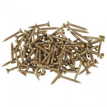 Tornillo Pozi Rosca Madera 5x45 mm Acero Carbono Bicromatado Caja 500