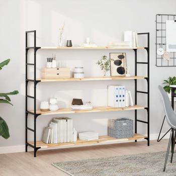 Estantes flotantes 2 uds madera acacia sin tratar 140x30x2 cm Marrón vidaXL - Mueble Almacenaje Estantería para Oficina, Estudio, Sala de Estar, Dormitorio Estantería/Libr