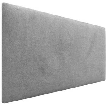 Cabecero Tapizado AQUALINE de Polipiel o Tela Liso en Gris - 90cm para Camas de 70/80/90 cm