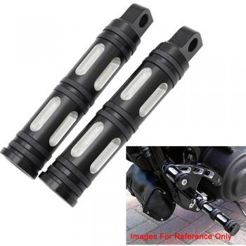 League & Co CNC - Estriberas / reposapiés para moto Harley Touring / Softail Sportster XL883, XL1200