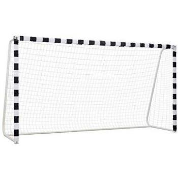 vidaXL Portable Soccer Goal 300x160x90 cm Metal Black and White