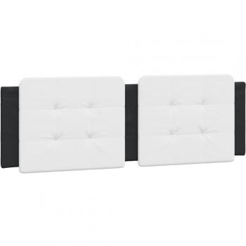vidaXL Faux Leather Headboard Cushion 60.2 Black and White
