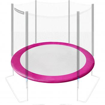 Ultrasport Cama jardín Jumper Cubierta trampolín, Protector de muelles, Borde de Espuma para Camas elásticas, Unisex, Rosa, 305 cm