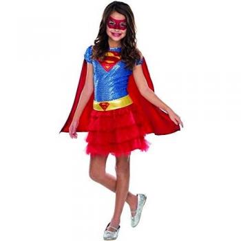 Rubies Costume DC Superheroes Supergirl Sequin Child Costume, Small by Rubie'S Costume Co