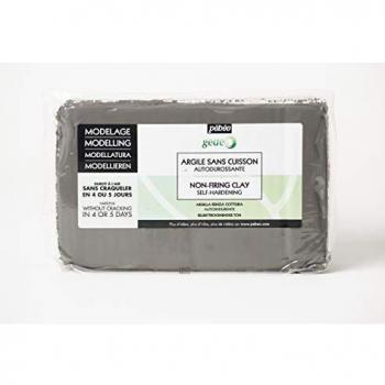 Bloc de arcilla autodurciente - Gris hormigón - Sin cocción - 1,5 kg - Pébéo