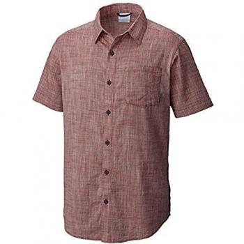 Columbia Under Exposure Homme Camisa, Hombre, Rojo