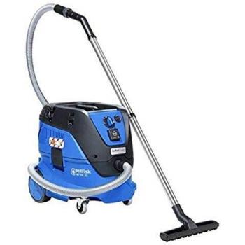Nilfisk 107412103 - Extractor de polvo, 4500 l/min, 30 l, 1400 W, 230 V, color negro y azul