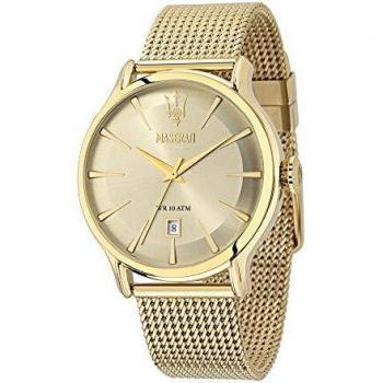 Reloj para Hombre, Colección Epoca, Movimiento de Cuarzo, Solo Tiempo con Fecha, en Acero, PVD Oro - R8853118003