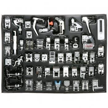 Decdeal - Kit de 52 Piezas Multifuncional Prensatelas Accesorios para Máquina de Coser Presser Feet