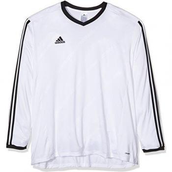 adidas Tabe 14 LS Jsy - Camiseta para hombre, color blanco / negro, talla 3XL