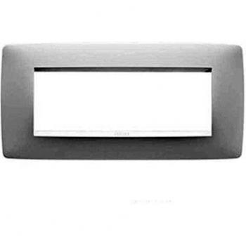 Placa Gewiss Chorus ONE 6 módulos blanca latte GW16106TB