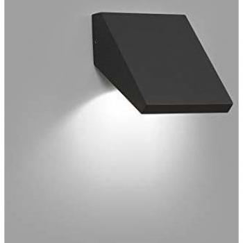 Foco LED Guiza Gris Oscuro 10W 3000K IP65 Aplique de Pared para Exterior 11,5cm