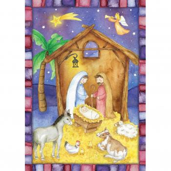 Bebé en un Pesebre - Calendario de Adviento