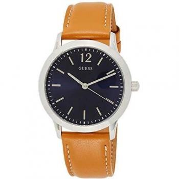 Guess Mens Analogue Classic Quartz Watch with Leather Strap W0922G8