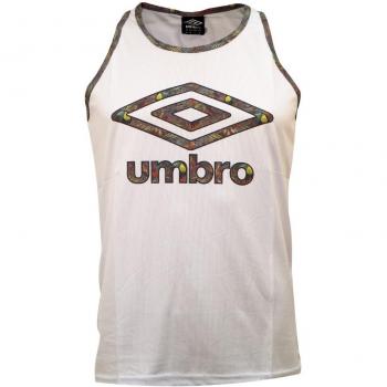 Umbro Baradis Logo Tank Camiseta sin Mangas, Hombre, Blanco, S