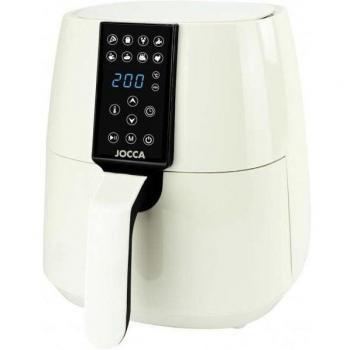 Jocca 1507C Freidora de Aire Sin Aceite 1450W Capacidad 3.8L Color Crema Digital + Rejilla