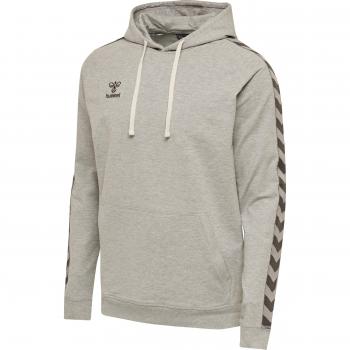 Hummel Lmove Classic Hooded Sweatshirt for Men - Regular Fit, Grey