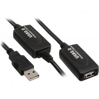 Cable USB 2.0 Activo de 15m con Conectores A/A - Kindermann 5771000115