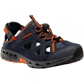 Regatta Mens Ripcord Faux Leather Stretch Quick Lace Walking Sandals