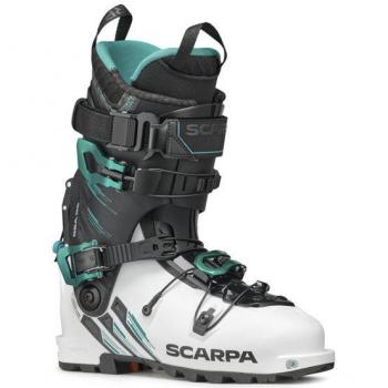 Botas de esquí de travesía Scarpa Gea RS 2024 mujer blanco negro esmeralda