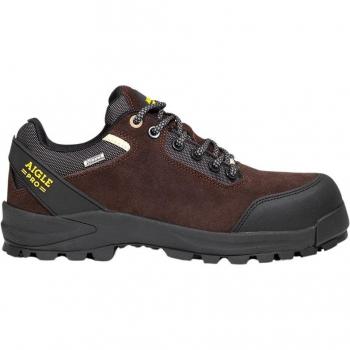 Aigle Nassio Evo L S3 Safety Shoes for Men, Espresso Color