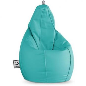 Puff Pera Polipiel Outdoor Turquesa Happers XL - Cómodo, ligero y resistente. Make it Happers®