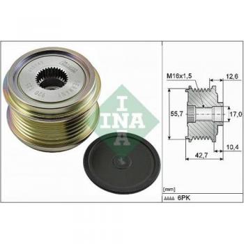Rueda libre del generador y alternador INA 535 0276 10