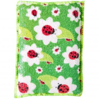 Vigar Ladybug - Pack de 2 esponjas de microfibra, doble uso