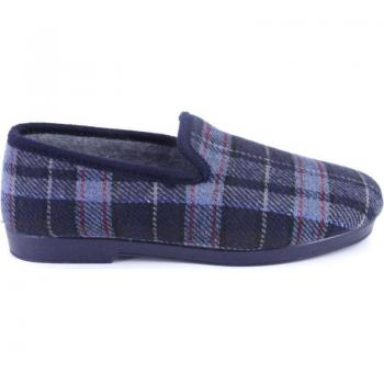 ALCALDE 4000 Zapatillas de casa cerrada paño de hombre azul marino 623